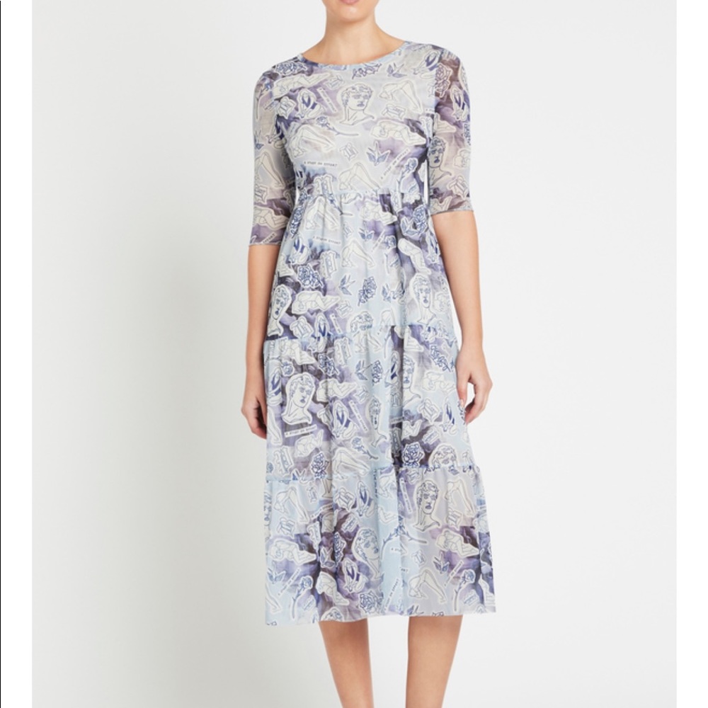 Graphic Print Dress